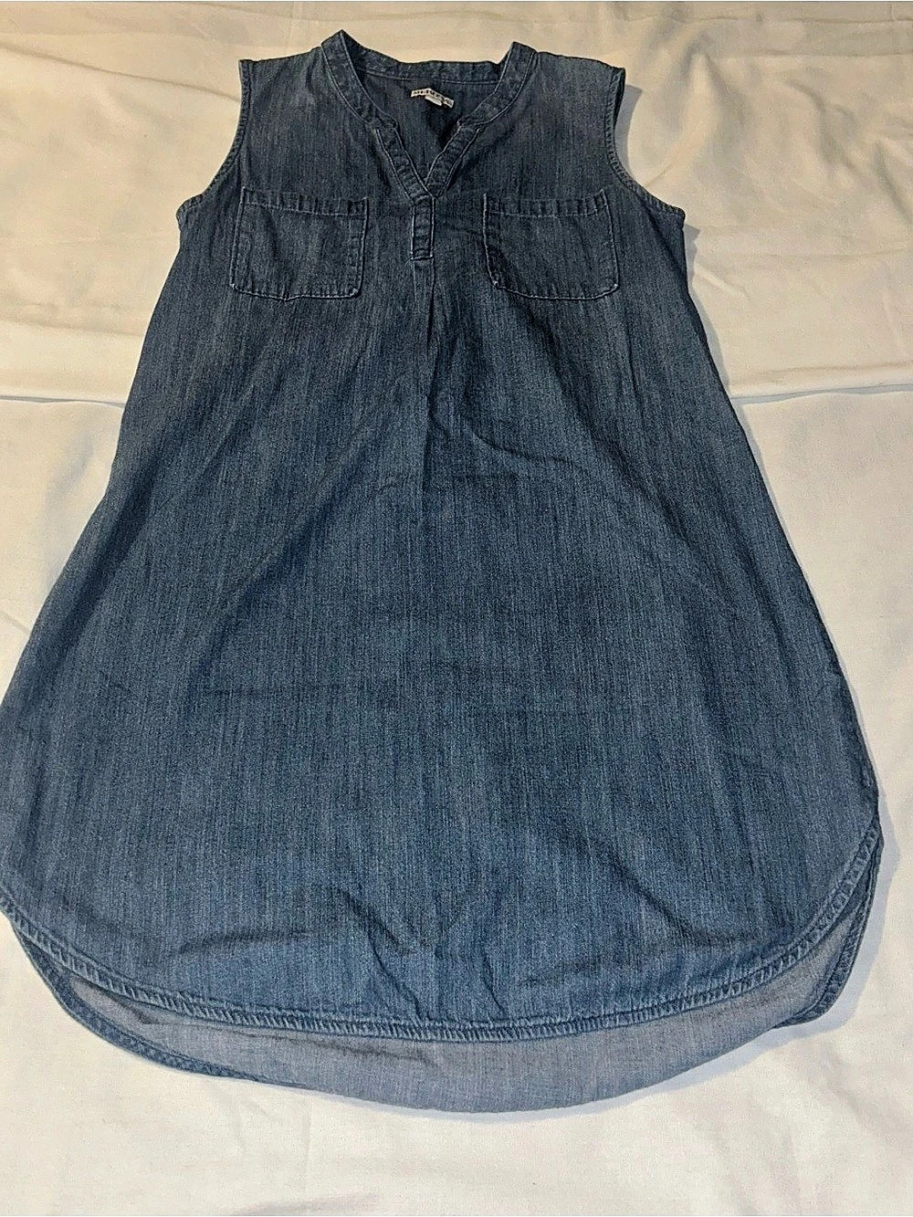 Merona Denim Sleeveless Mini Dress Size Medium